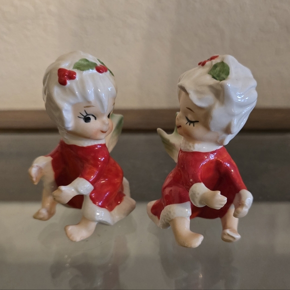 Vintage Lefton Japan Pixie Girl Angel Candle Stick decor. - Picture 2 of 10